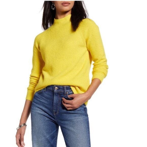 Halogen Mock Neck Sweater - Picture 1 of 3